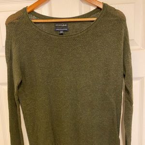 American Eagle Forest Green Long Sleeve